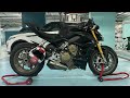 2021 Streetfighter V4S - Akrapovic Homologated Exhaust - Cold Start & Revs