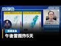 氣象異常與豪雨高溫警報