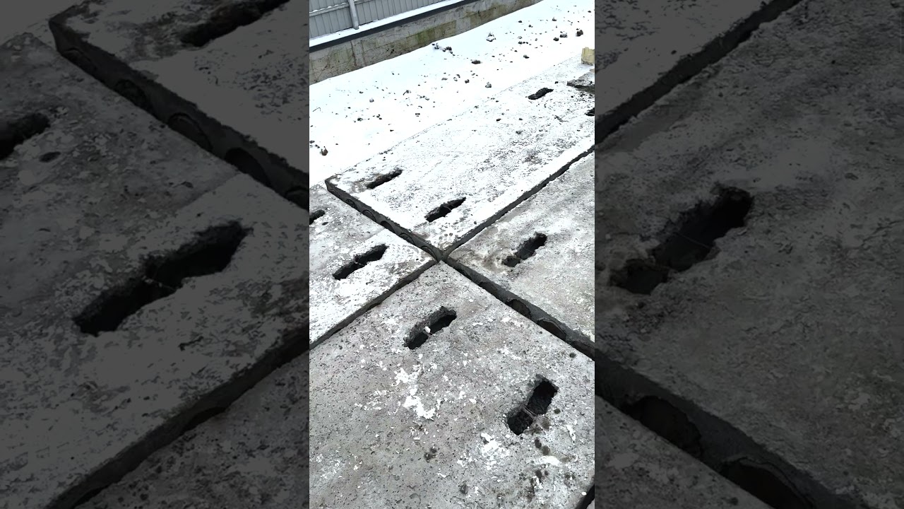 Монтаж плит перекрытия