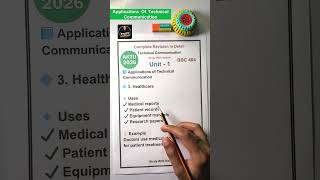 🔥 Applications of Technical Communication 📚 | Technical Communication 2026 | BBC 404 AKTU 2026