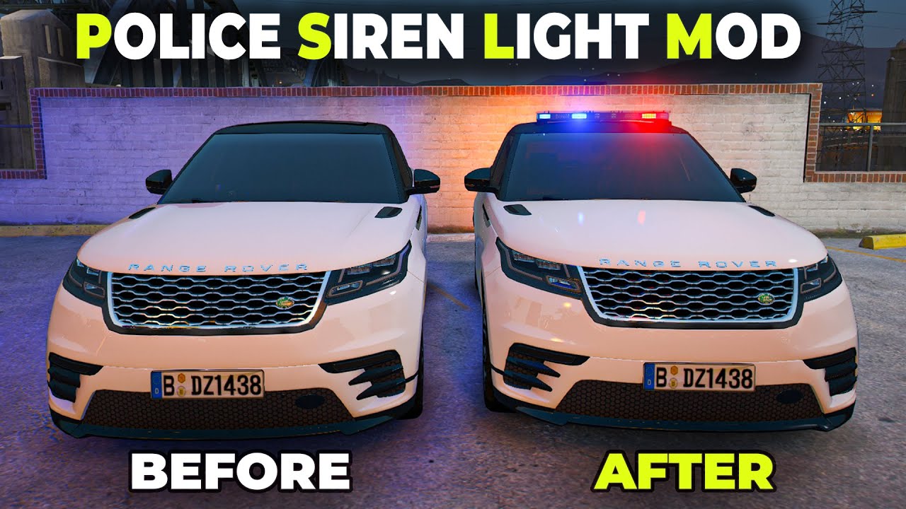 Install Police Light Mod in GTA 5 | Custom Emergency Lights 2025 - YouTube