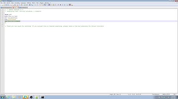 Batch Tutorial #2 - Text, variables, & comments