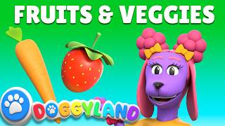 fruits veggies song doggyland kids songs nursery rhymes
