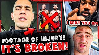 Alex Pereira GETS INJURED *FOOTAGE* + likely OUT of UFC 301! Bobby Green BEAT UP Sean Strickland?
