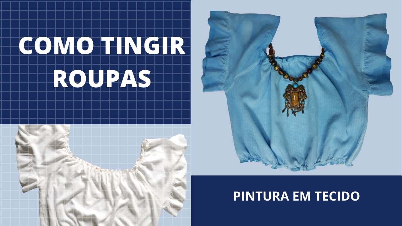 [COMO TINGIR ROUPA A FRIO] Como tingir suas roupas com tinta para ...