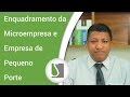 Sobre o Enquadramento da Microempresa e Empresa de Pequeno Porte