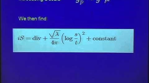 Juan Maldacena - Super Yang-Mills scattering amplitudes at strong coupling