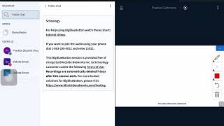 Conferences on Schoology Student View