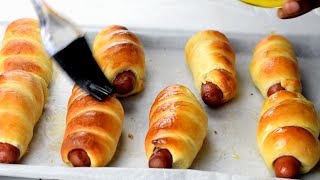 EXTRA SOFT SAUSAGE BREAD ROLLS RECIPE screenshot 2