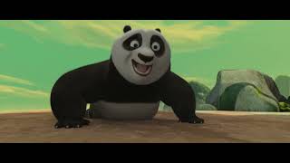 Po trying to sneak into a kung Fu tournament (Kung Fu Panda 2008)