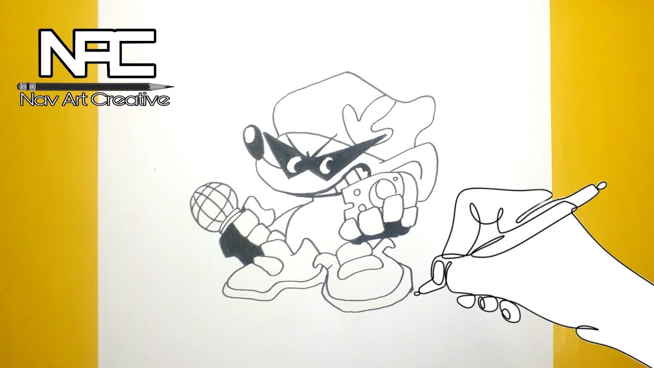 How to Draw RITZ from Friday Night Funkin Mod - Ritz fnf Step By Step ...