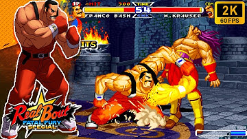Real Bout Fatal Fury Special - Franco Bash (Arcade / 1997) 2K 60FPS