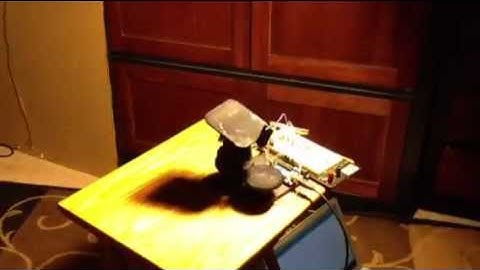 Arduino Dual Axis Tracker built with a 3D printer