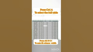#shorts #youtubeshorts #excel Excel Tip 15: Auto fit column width