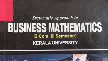 28.Business Mathematics- Module 2- MATRICES- Introduction and Types of Matrix.9995177575