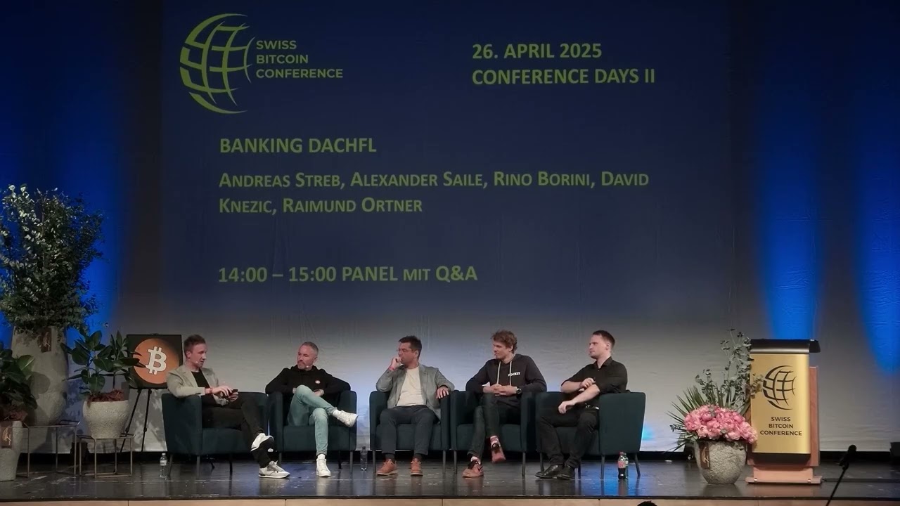 SBC25 | ₿ BANKING DACHL - Andreas Streb, Alexander Saile, Rino Borini,  David Knezić, Raimund Ortner
