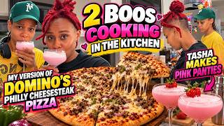 Making the BEST Philly Cheesesteak Pizza with My Boo 🍕🥰