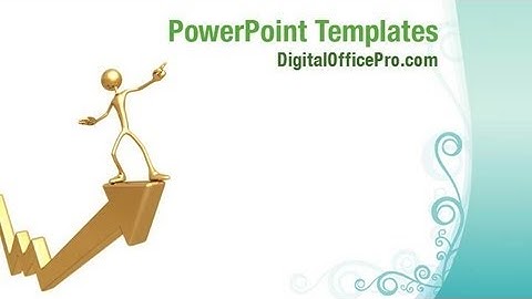 Stock Market PowerPoint Template Backgrounds - DigitalOfficePro #07897W