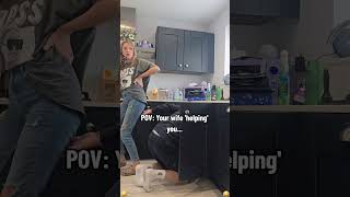When she tries to help 🤣🤣🤣 #couplegoals #viral #paulandstacy
