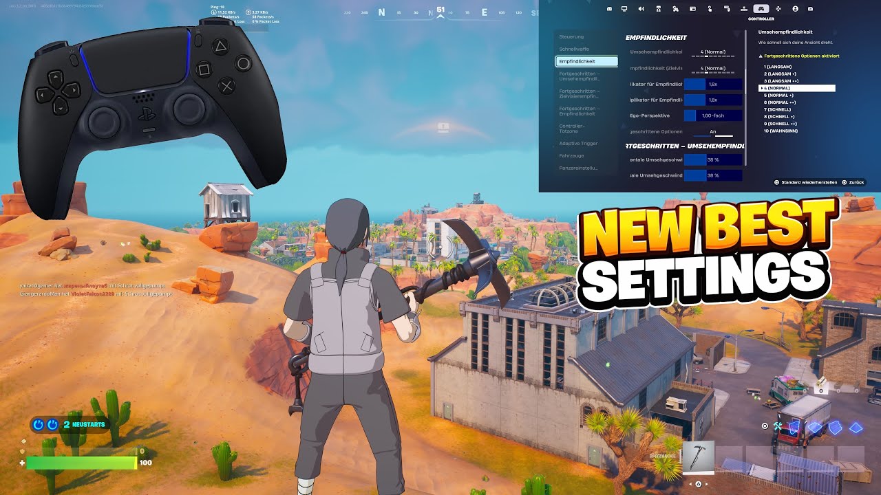 NEW Best Controller SETTINGS & Sensitivity in Chapter 7 (Fortnite Tutorial)