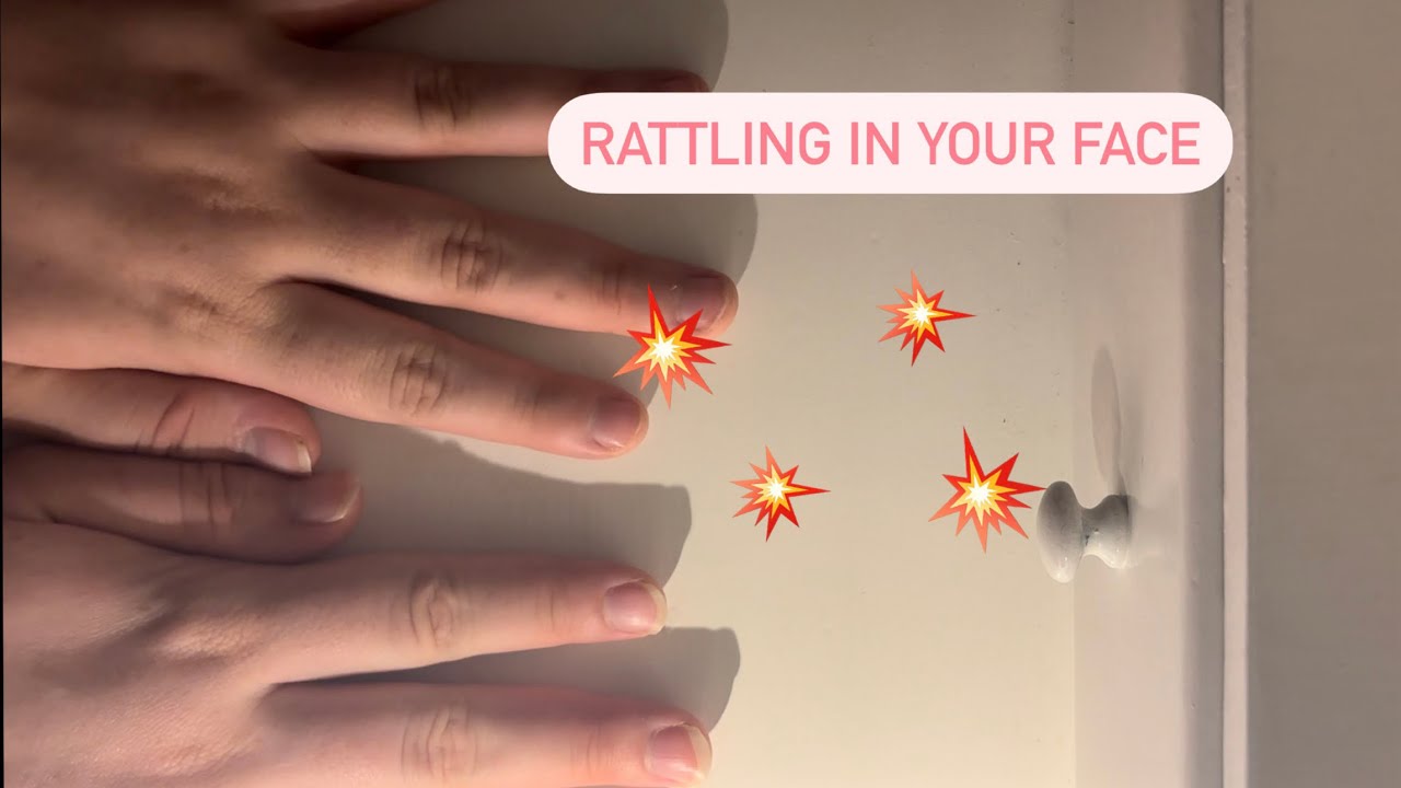 Aggressive Rattling 💥💥 Rattling in Your Face 💥💥 (fast and aggressive, ASMR Alyssaa inspired ...