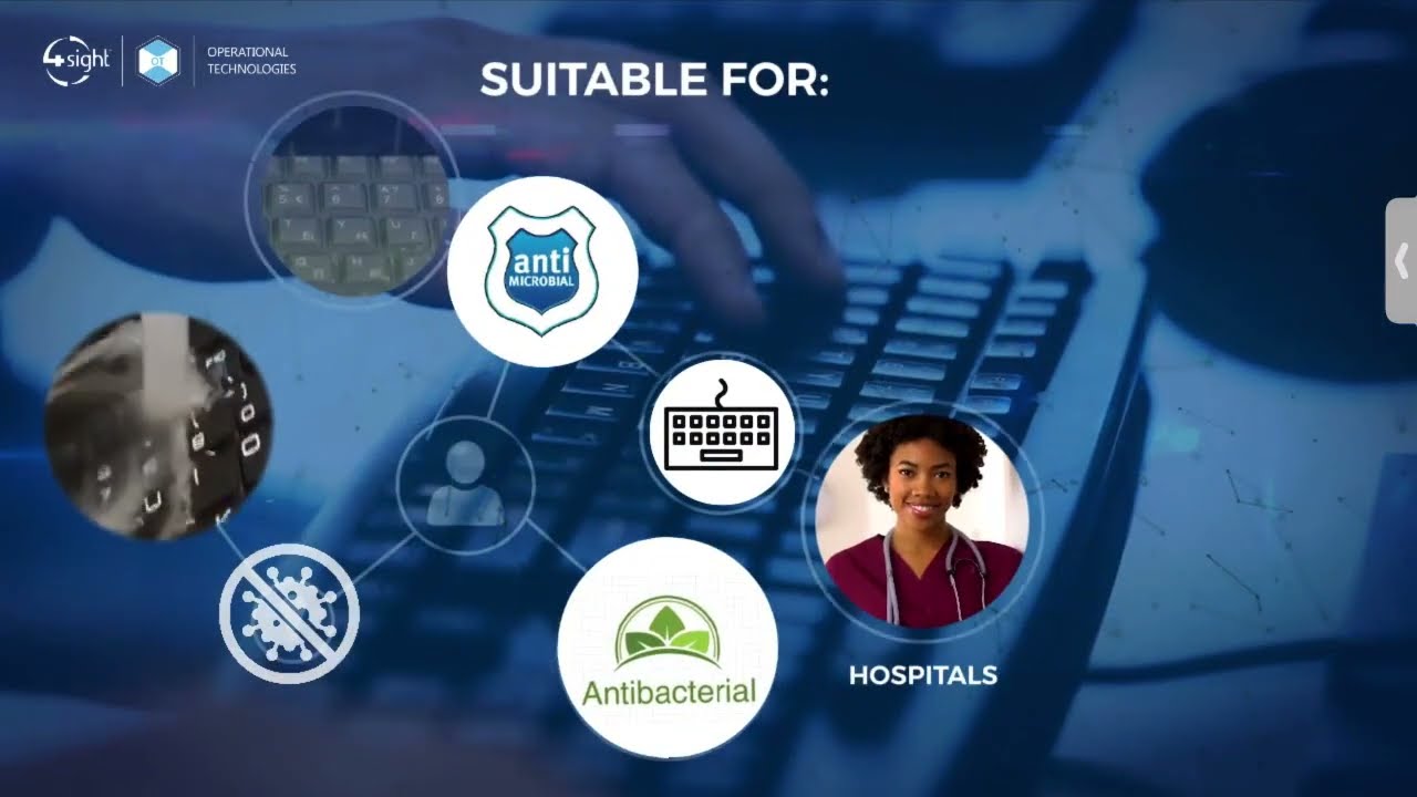 Washable Industrial Keyboard - IP68