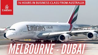 From Australia In Business Class Melbourne To Dubai Emirates Business Class A380 Trip Report