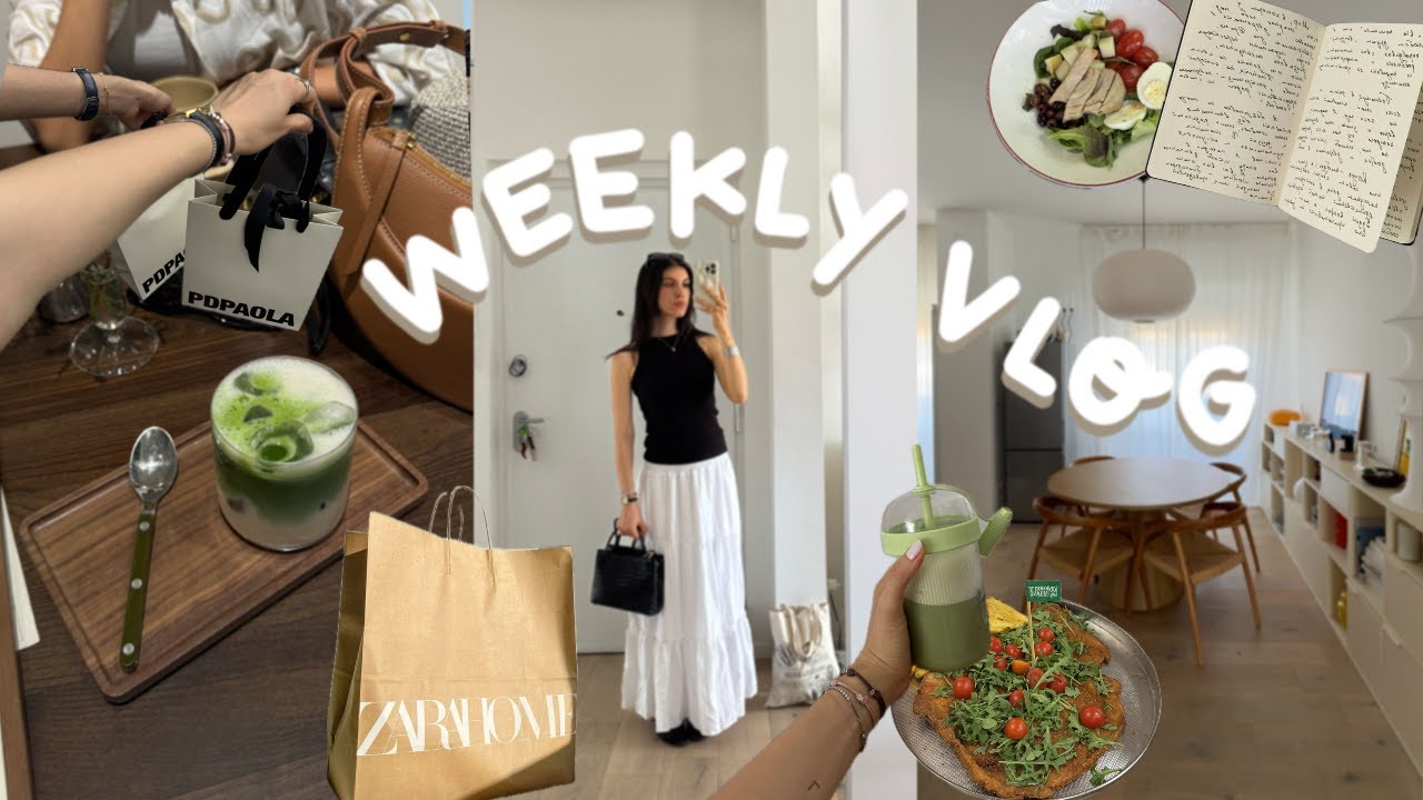 vlog | Haul Amazon & Zara Home per l'estate, TOUR di casa, posticini a Milano e aggiornamenti