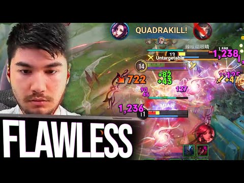 PHIL PLAYS A PERFECT GAME ON MI YUE IN MYTHIC GRANDMASTER RANK ! HONOR OF KINGS #hok #honorofkings