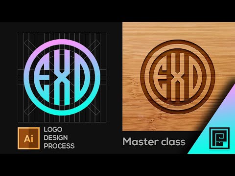 How To Design  Letters Logo Using Grid Method | Adobe Illustrator Tutorial #logodesign #monogram