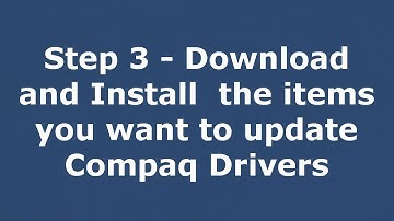 Update & Download compaq Drivers in 3 Minutes