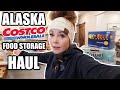 ALASKA COSTCO FOOD STORAGE HAUL | A NEW WAY TO SHOP AT COSTCO?! | Somers In Alaska