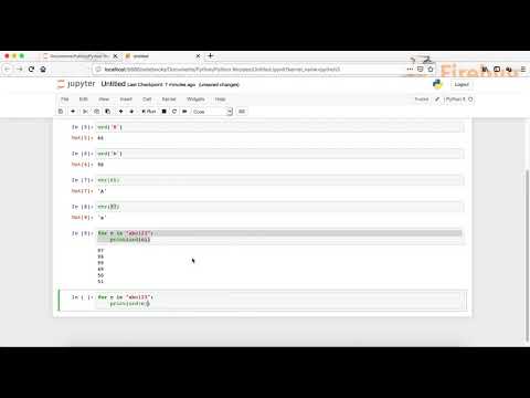 The ord() and chr() Functions - Python Recipe