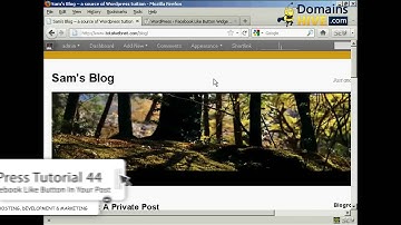 How to Add A Facebook Like Button In Your Post - WordPress Tutorial 44