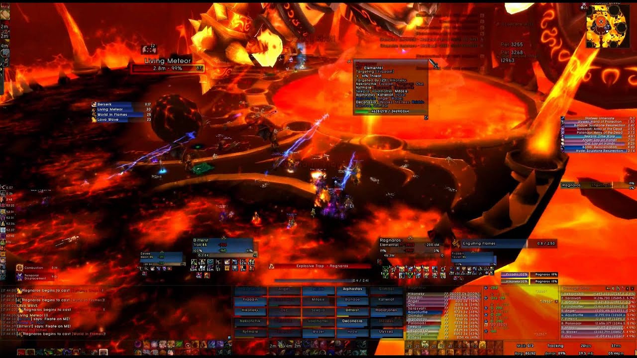 Void vs Ragnaros the Firelord 25 Heroic kill