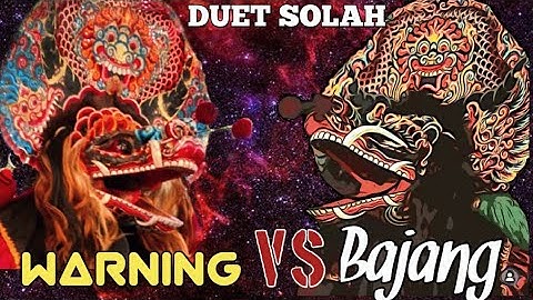 PAMIT MULIH - Duet Solah WARNING & BAJANG - ROGO SAMBOYO PUTRO voc DINDA 1289