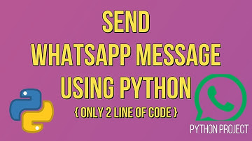 Messages on WhatsApp with a Python Script