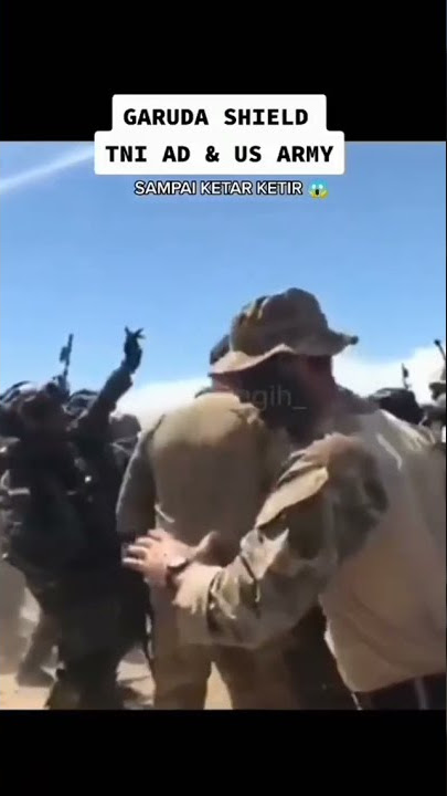 TNI AD DAN TENTARA AMERIKA JOGET KEJU