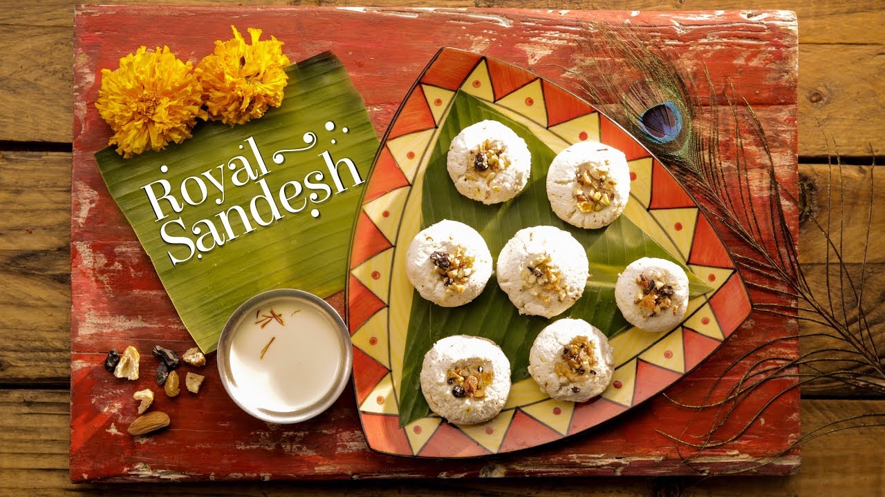 Royal Sandesh (Sondesh) Recipe | Durga Puja Special