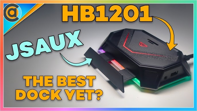 JSAUX released a beautiful RGB dock for the Asus ROG Ally
