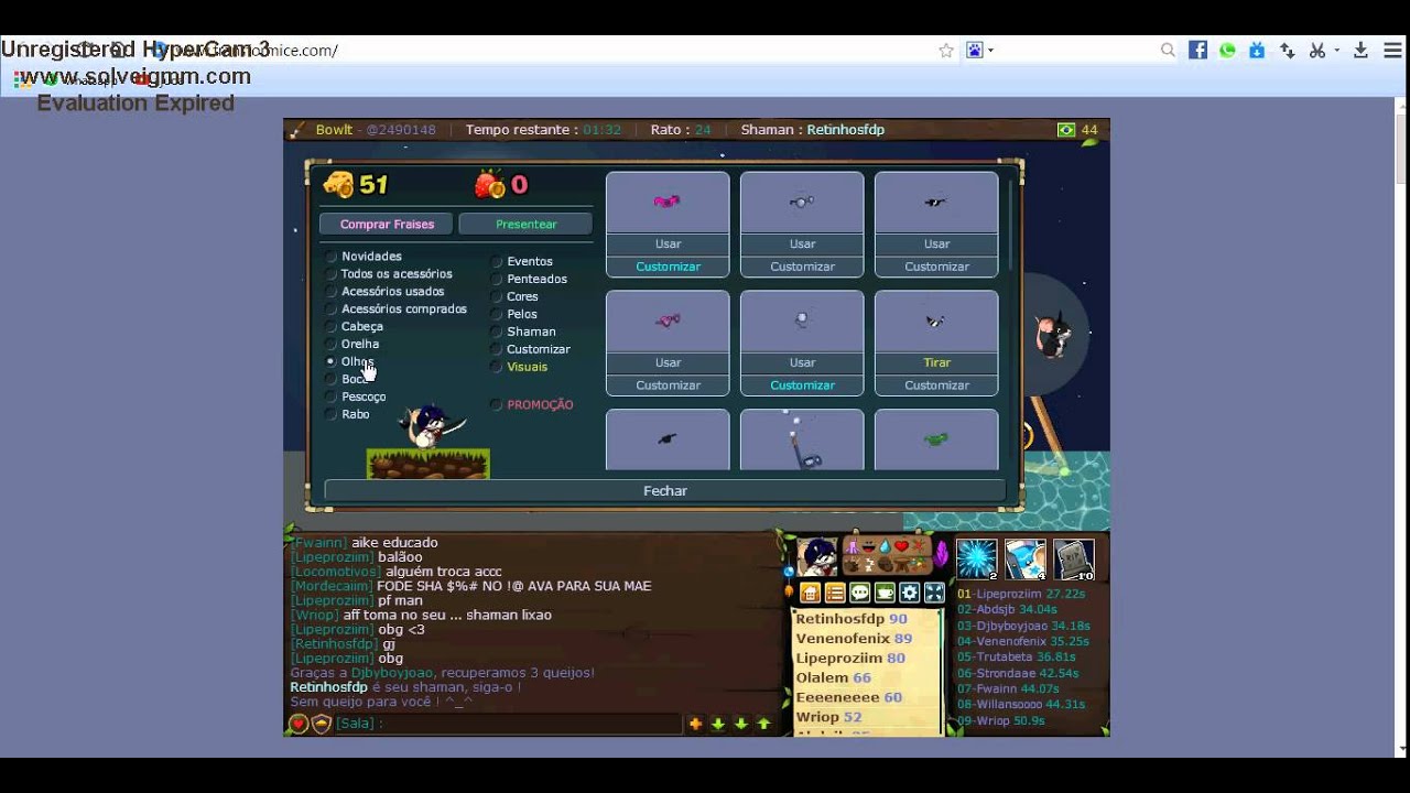 Sorteio conta transformice 25 inscritos para começar