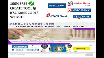 Create ifsc code tools website | make ifsc code website | how to make ifsc code website