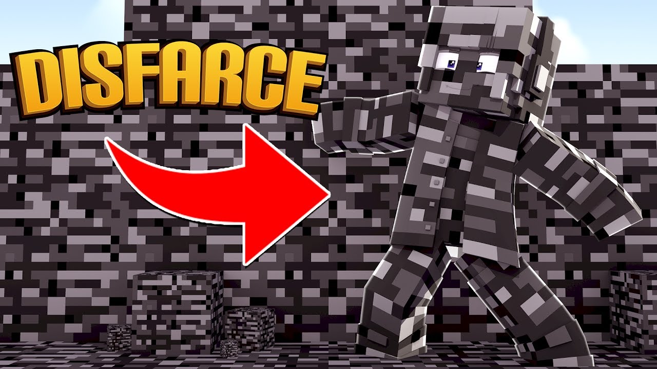 Minecraft: DISFARCE DE BEDROCK  - (Esconde-Esconde)