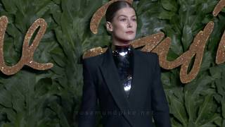 Rosamund Pike at 2018 The British Fashion Awards - Red Carpet