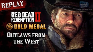 RDR2 PC - Intro & Mission #1 - Outlaws from the West [Replay - Gold Medal]