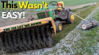 Is This A Better Way To Remove Snow Stones From Your Yard?  Trying Sweepster Broom To Remove Rocks