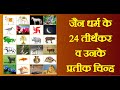 24 tirthankaras of jainism and their symbols 24 tirthankar bhagwan symbol of 24 tirthankar