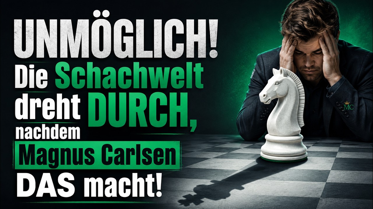 UNMÖGLICH! Die Schachwelt dreht DURCH, nachdem Magnus Carlsen DAS macht!