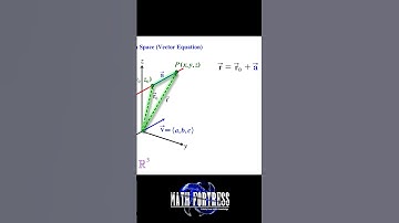 Equation of a Line in Space (Vector Equation)