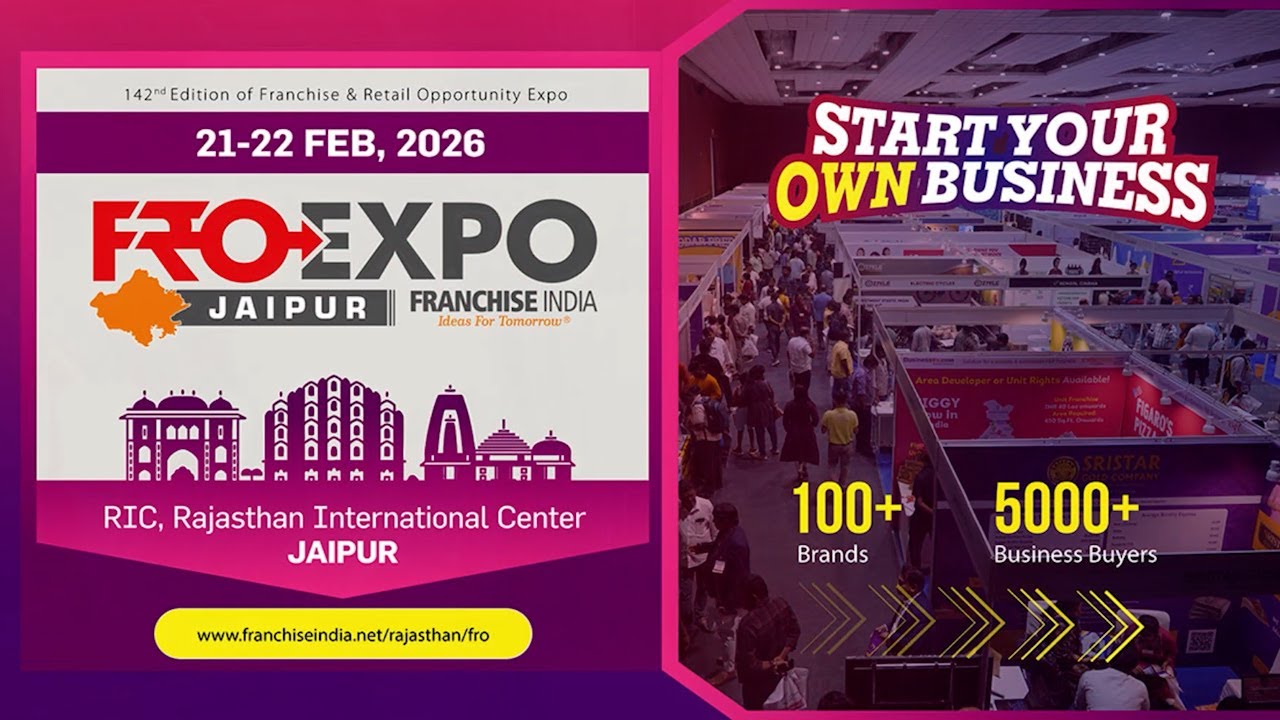 FROEXPO Jaipur 2026 – 142nd Edition of Franchise & Retail Opportunity Expo.